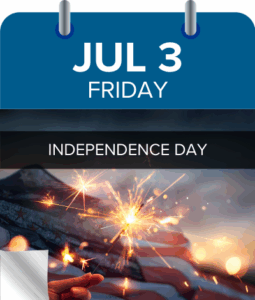 Independence Day 2026 real estate schedule