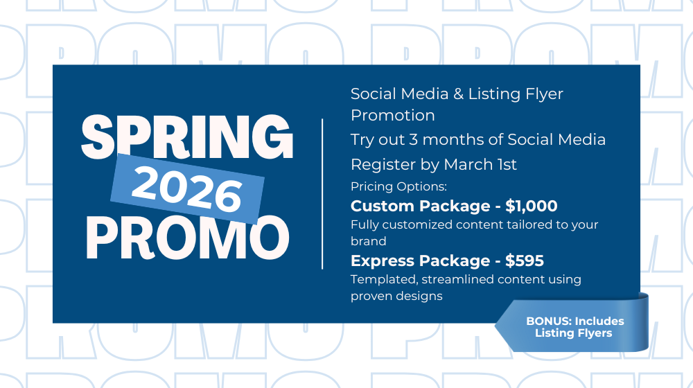 spring social promo spring 2026 social media and listing flyer promotion